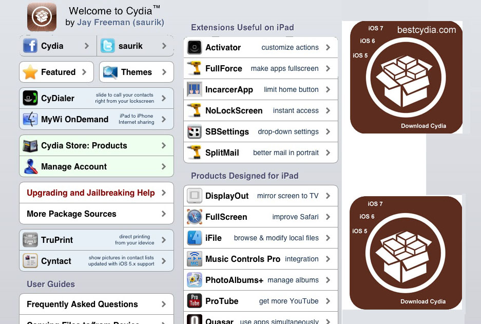 Cydia App Store